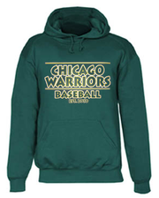 Warriors Dark Green Hoodie Old Style (limited sizes)