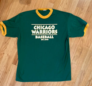 Warriors Fan T - Shirt   Green and Gold