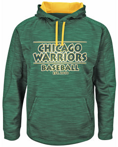 Warriors Dark Green and Gold Hoodie (limited sizes)
